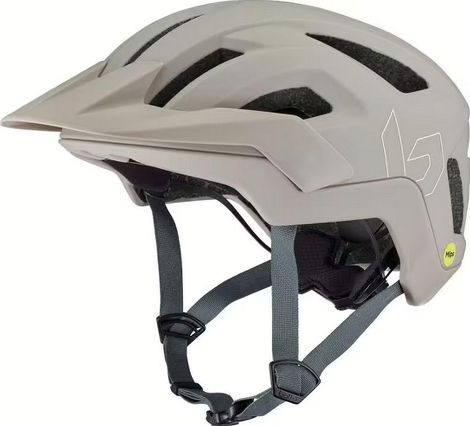 Kask rowerowy MTB „Eco Adapt Mips”, matowy kolor owsiany