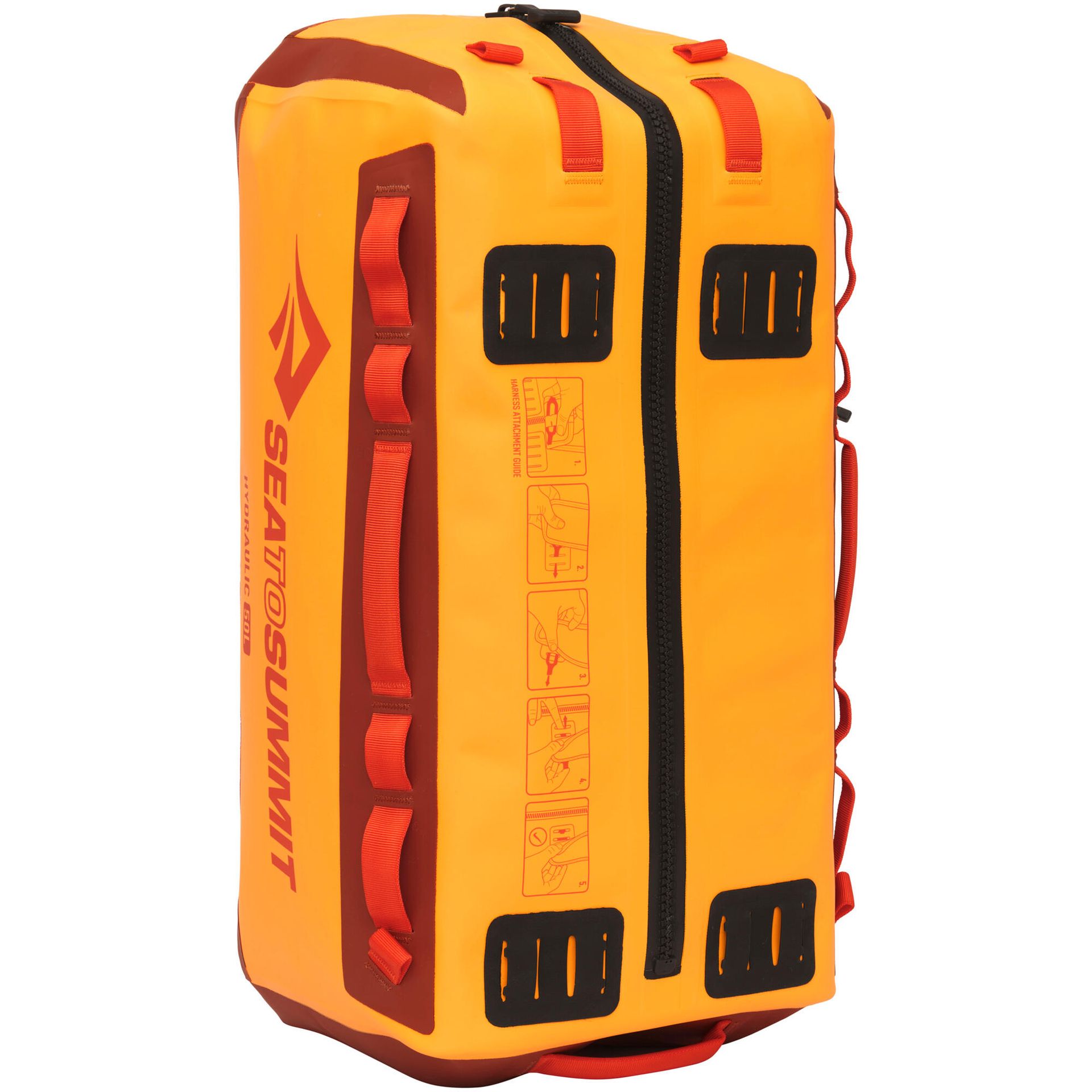 Plecak Sea to Summit Hydraulic Pro Dry Pack 50L Picante terracotta