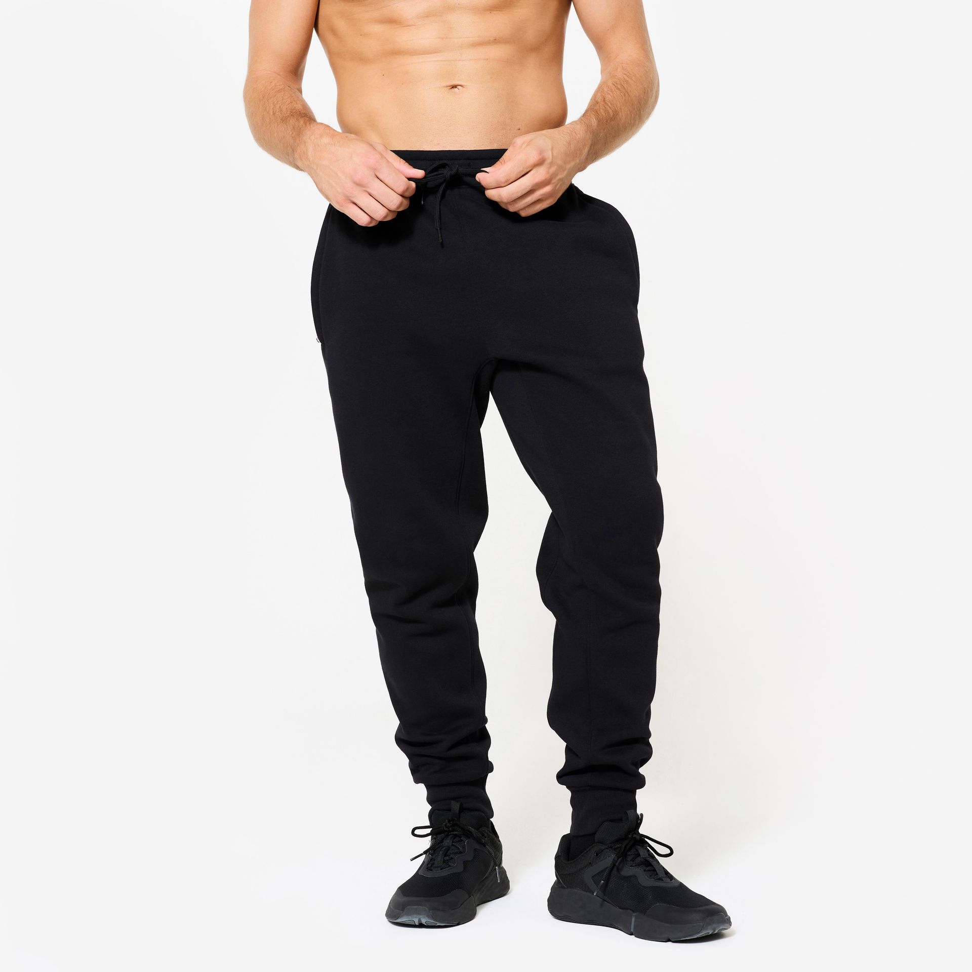Spodnie fitness męskie Domyos Gym & Pilates slim