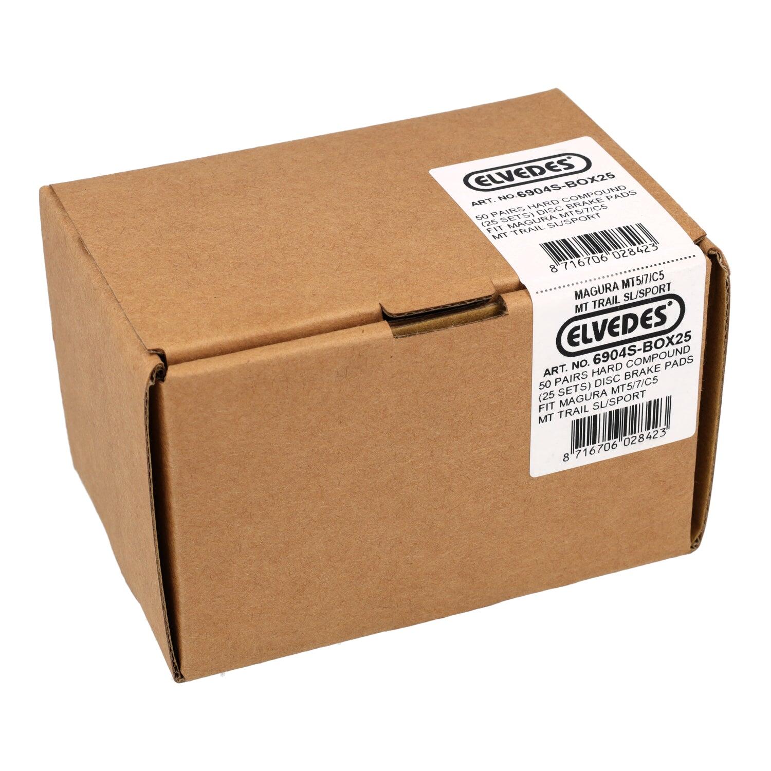 Klocki hamulcowe Elvedes 6904s twarde, 50 par