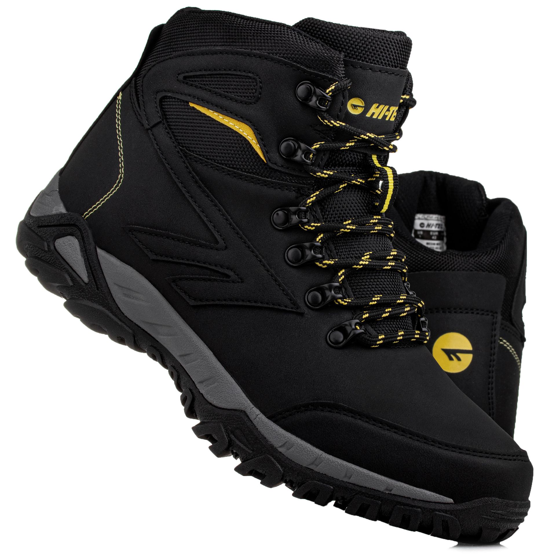 Buty męskie Hi-Tec Medin Mid Rozmiar butów (UE): 46 / Kolor: czarny/żółty