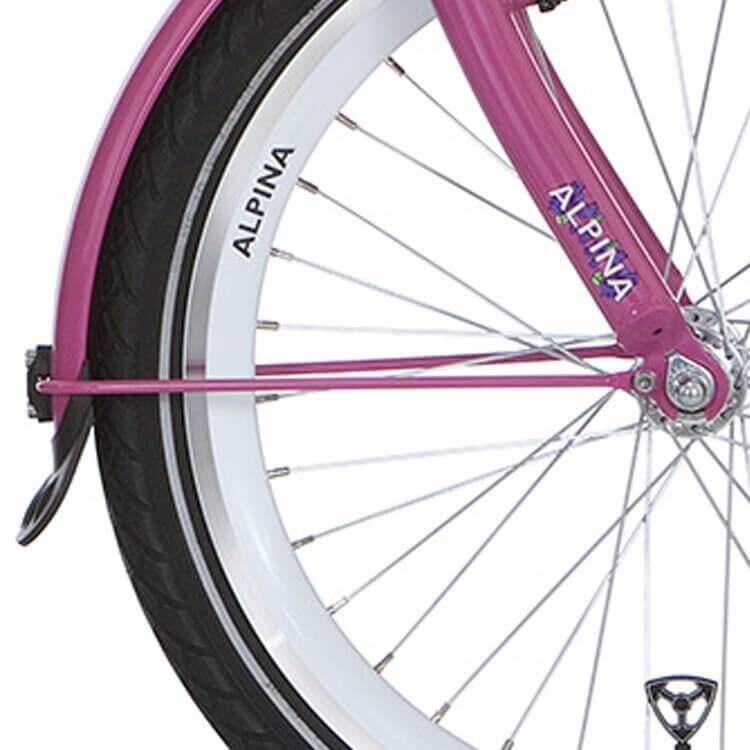 Zestaw prętów do błotnika Alpina 16 GP Candy Pink