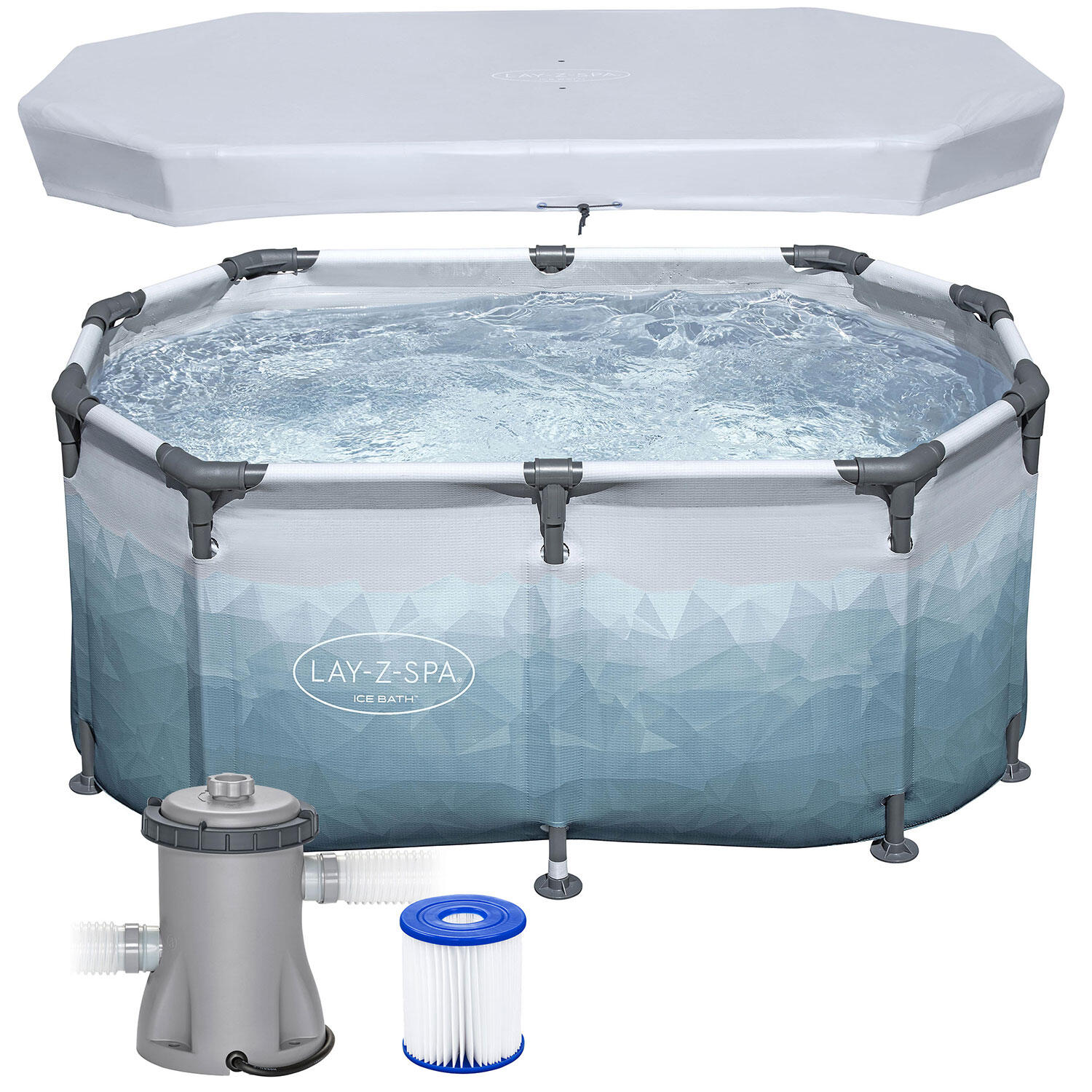 Basen do morsowania LAY-Z SPA 150x90x65 cm - Bestway