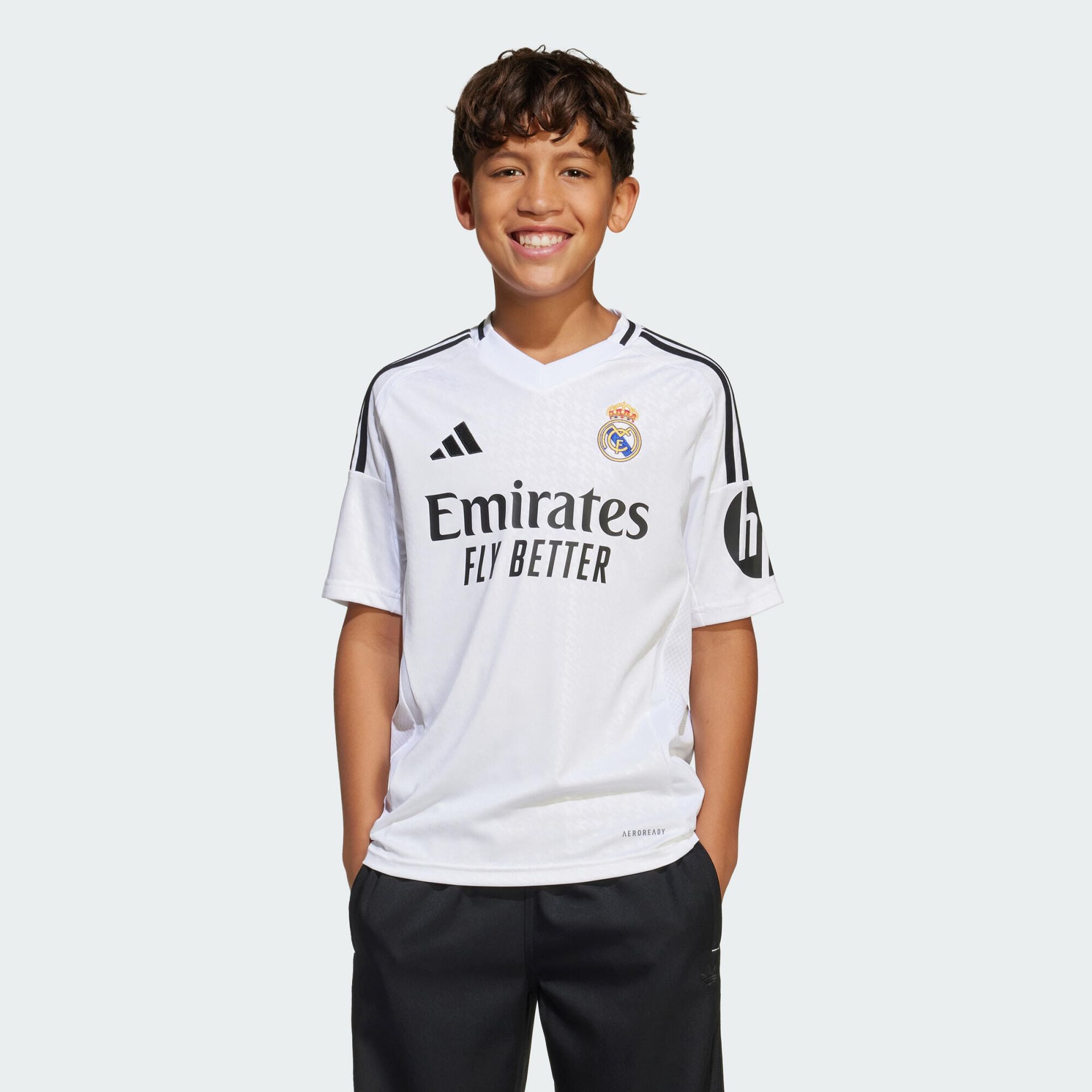 Dziecięca Koszulka ADIDAS REAL H JSY Y IT5186 – Biały