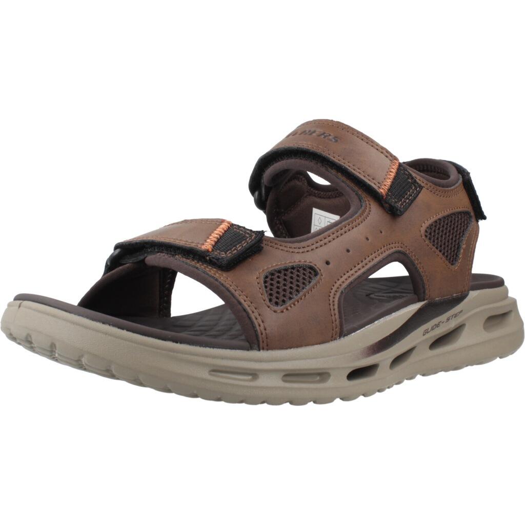Sandały SKECHERS ORVAN SD GAMBLE Brązowy