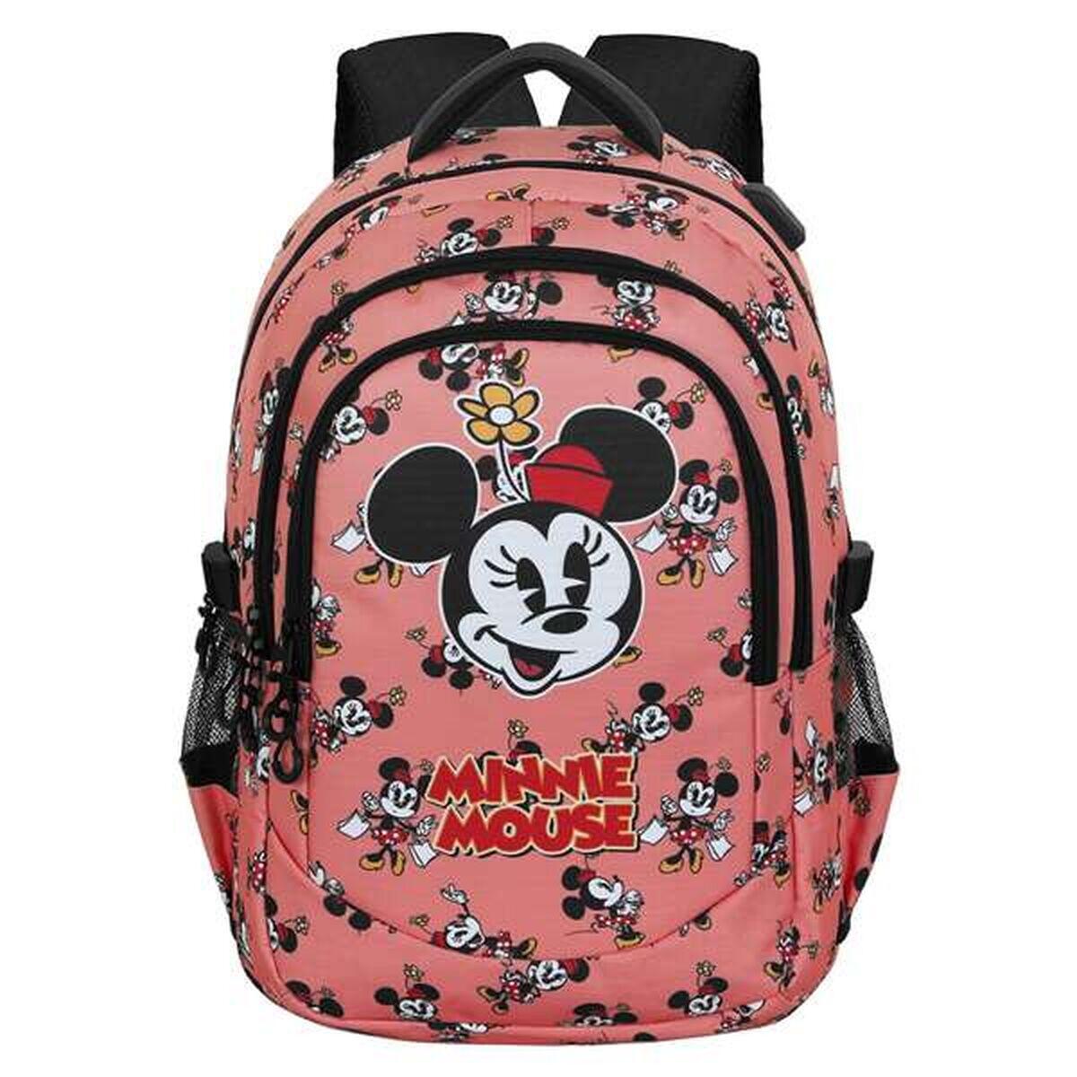 Myszka Minnie Aqua -Plecak Running PLUS, Różowy, 34 x 46 cm, Pojemność 32 L