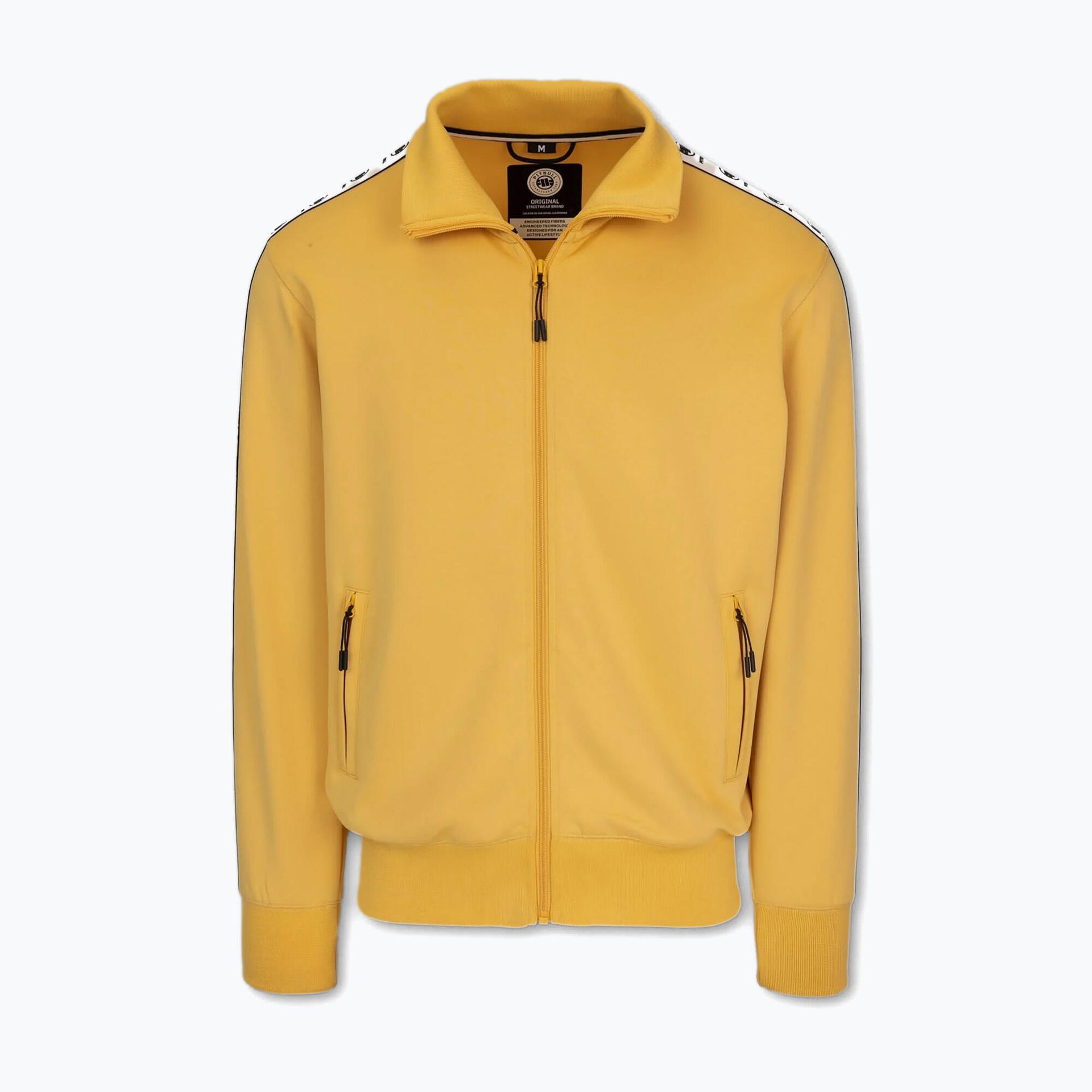 Bluza rozpinana PITBULL Oldschool Polly-Elastane Powers '25 - Żółta S