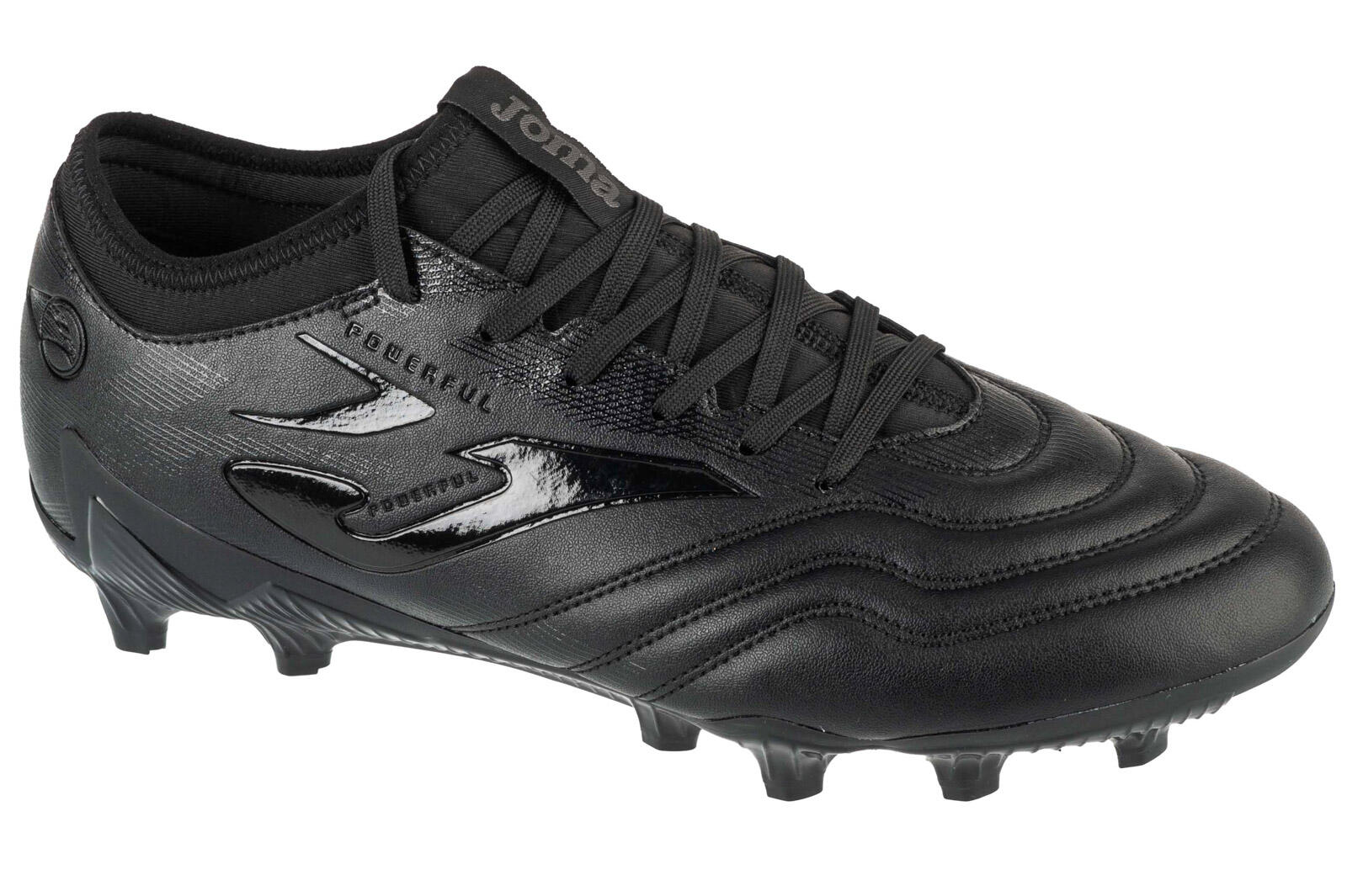 Joma Powerful 2521 FG POWS2521FG, Męskie, buty piłkarskie - korki, Czarne