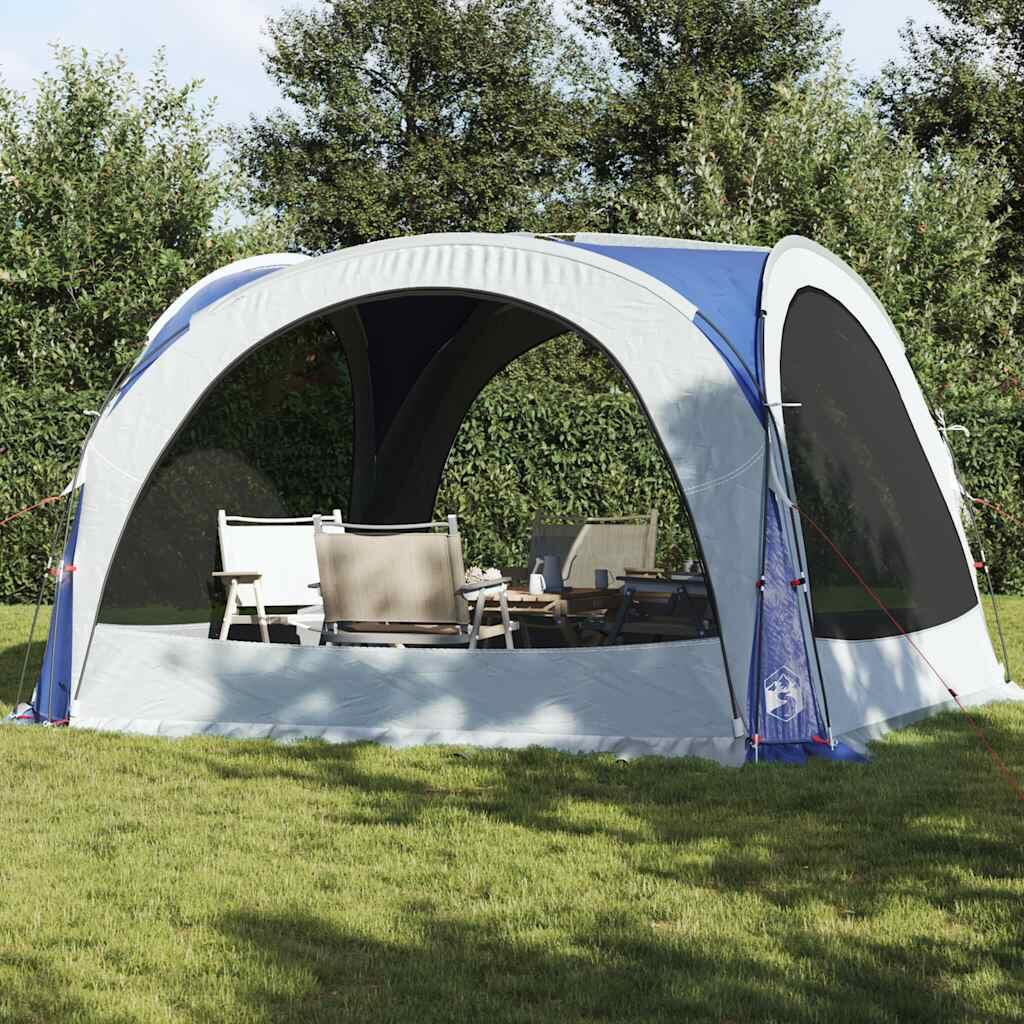 vidaXL Namiot imprezowy, niebieski, 360x360x215 cm, tafta 185T