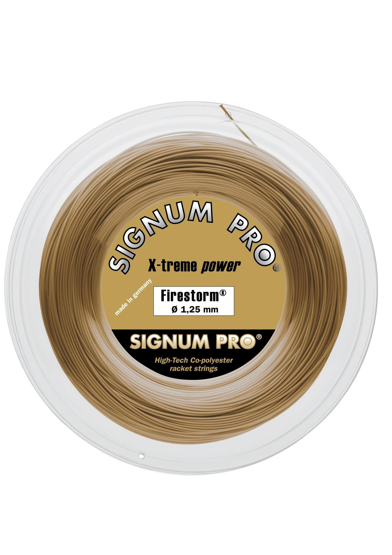 Signum Naciąg Firestorm, Gold Metallic, 200 m, 0255180242600010 110822-1,25 mm
