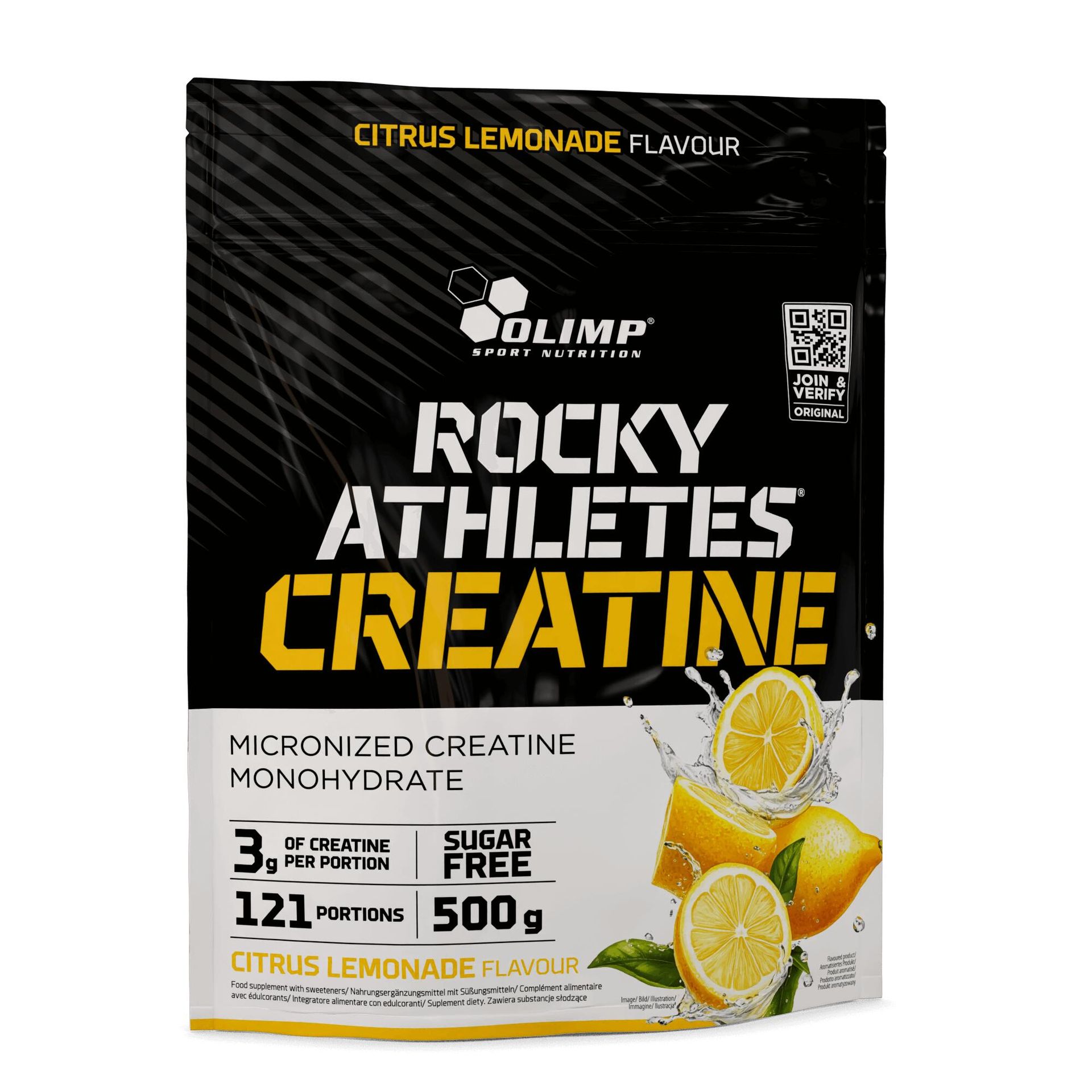 Kreatyna OLIMP Rocky Athletes Jabłkowy (500 g)