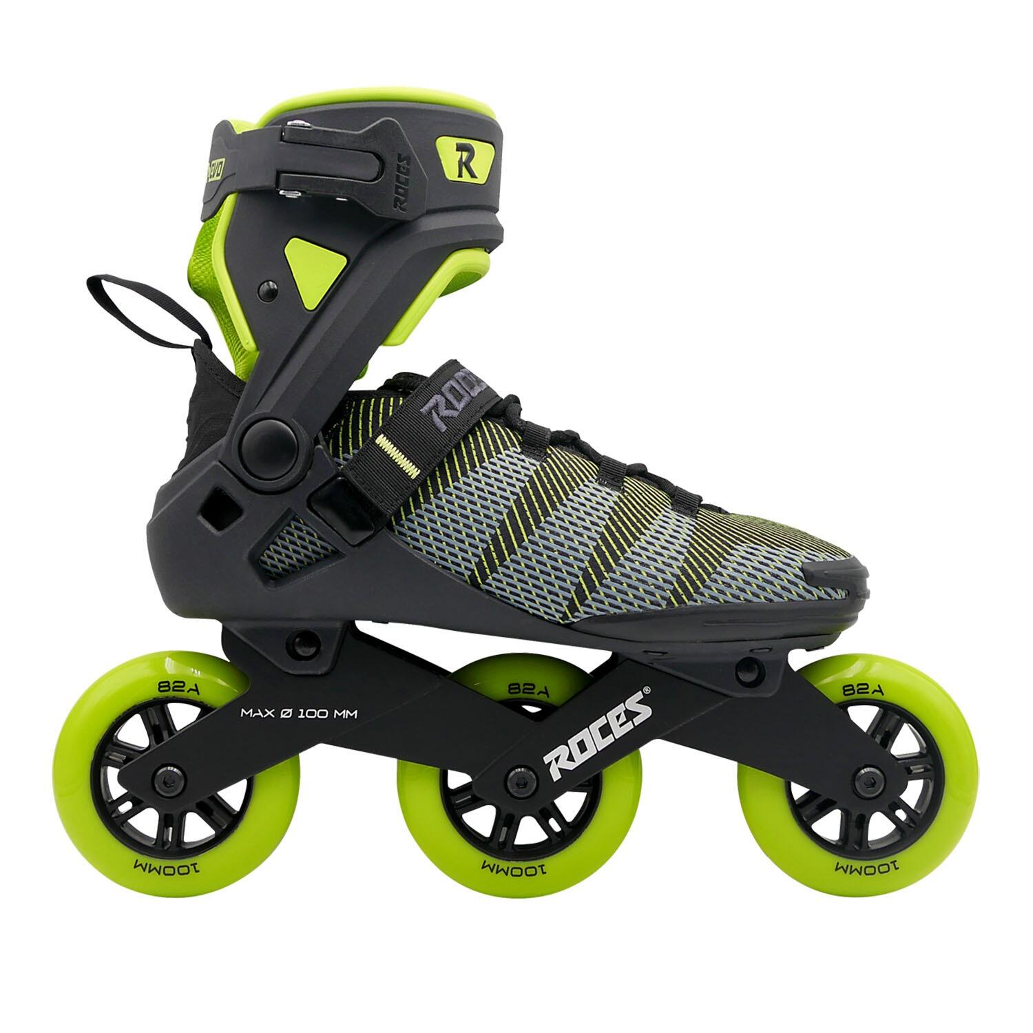 Rolki męskie Roces R-EVO 100 Black/Lime EUR 41