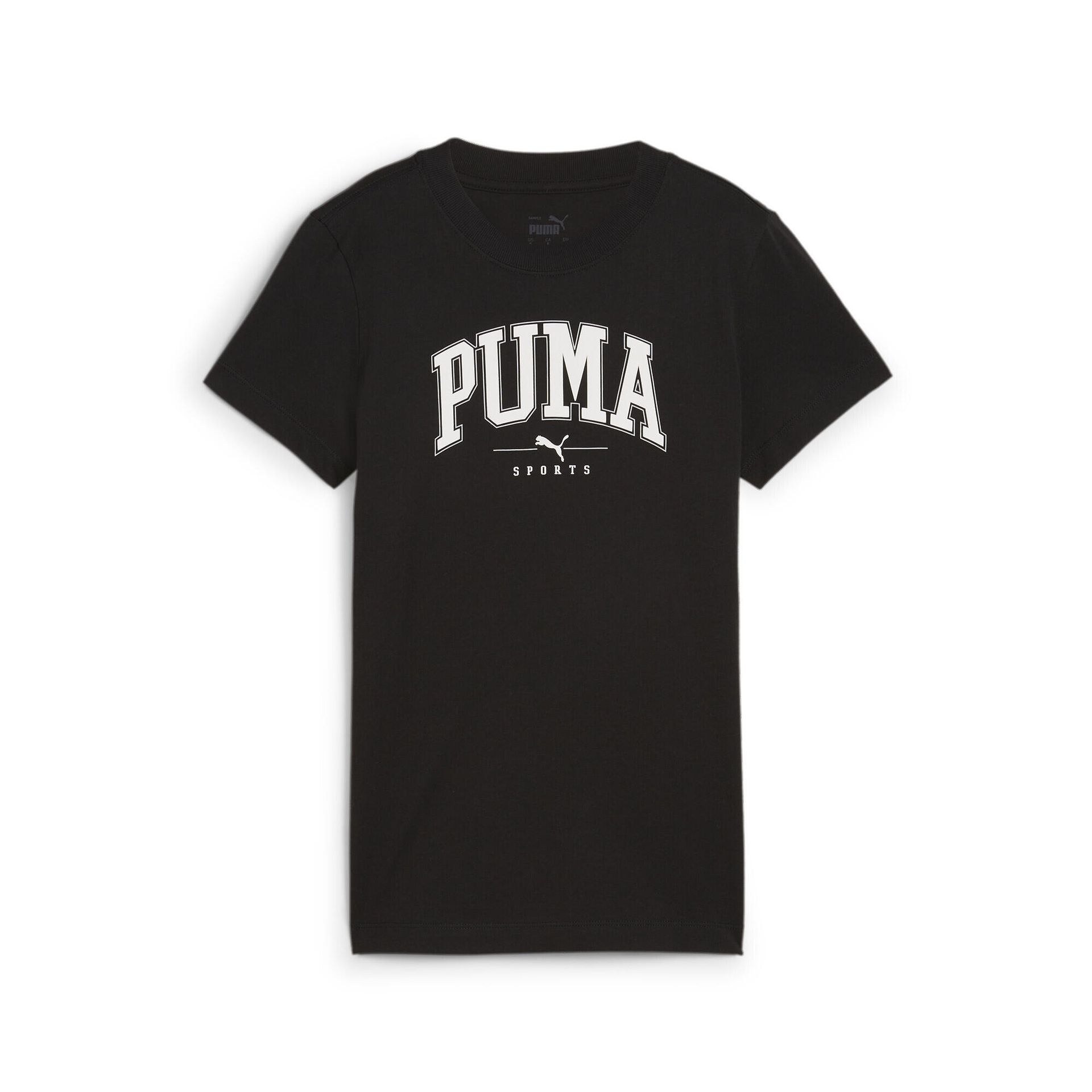 Damska koszulka z nadrukiem PUMA SQUAD PUMA Black