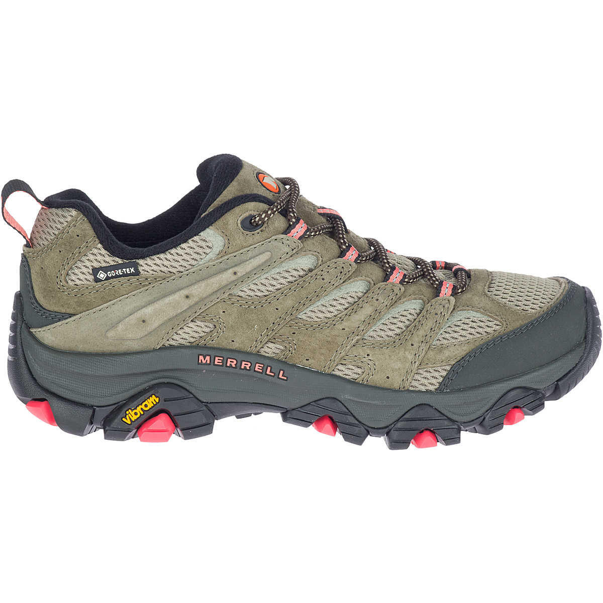 Merrell Damskie buty trekkingowe Moab 3 GTX, Oliwka, 40 EU
