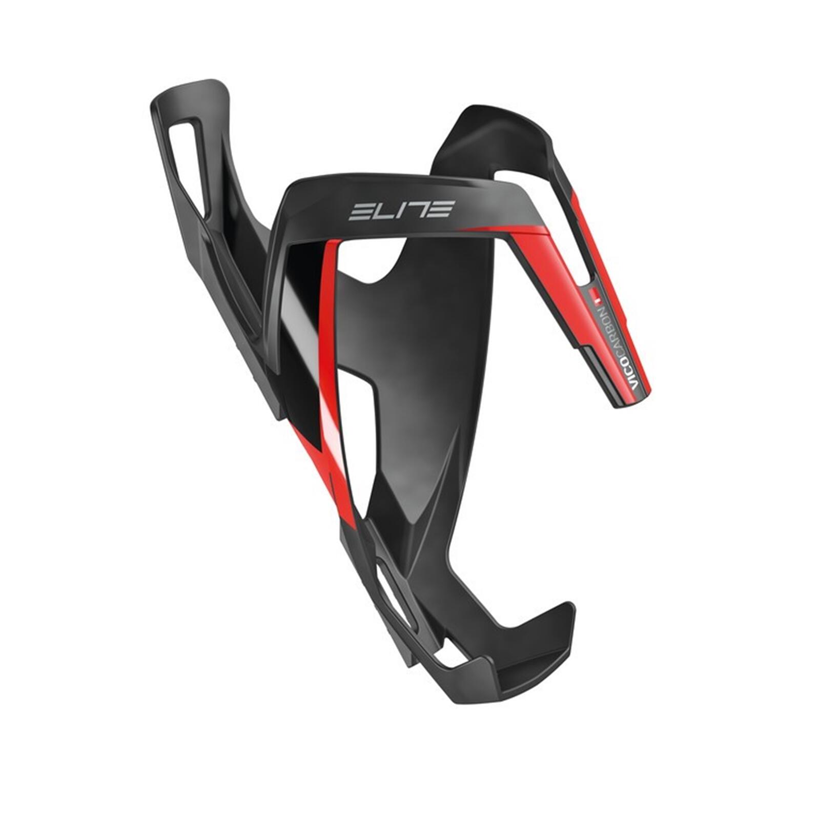 Elite Koszyk Vico Carbon czarno-czerwony mat