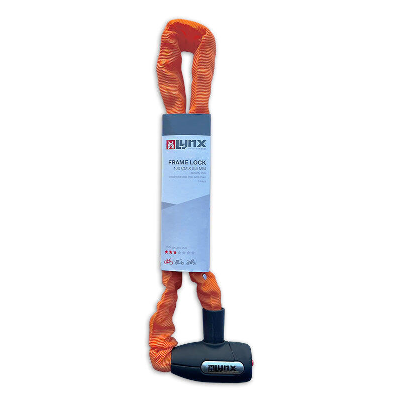 Lynx CityLine M zamek łańcuchowy 85 cm pomarańczowy 5,5 mm