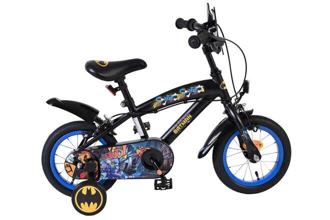 Rower dziecięcy Batman 12 cali dla chłopca, czarny
