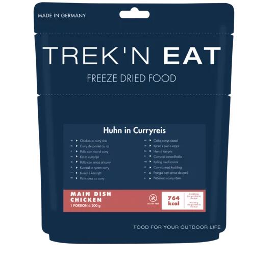 TREKNEAT Danie KURCZAK Z RYŻEM CURRY 200 g
