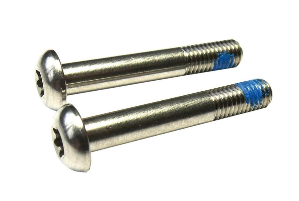 Sram ze śrubami do Flat Mount Caliper Titan (2 sztuki) hamulce/układów hamulcowych, srebrny, 32 mm 00.5318.005.007