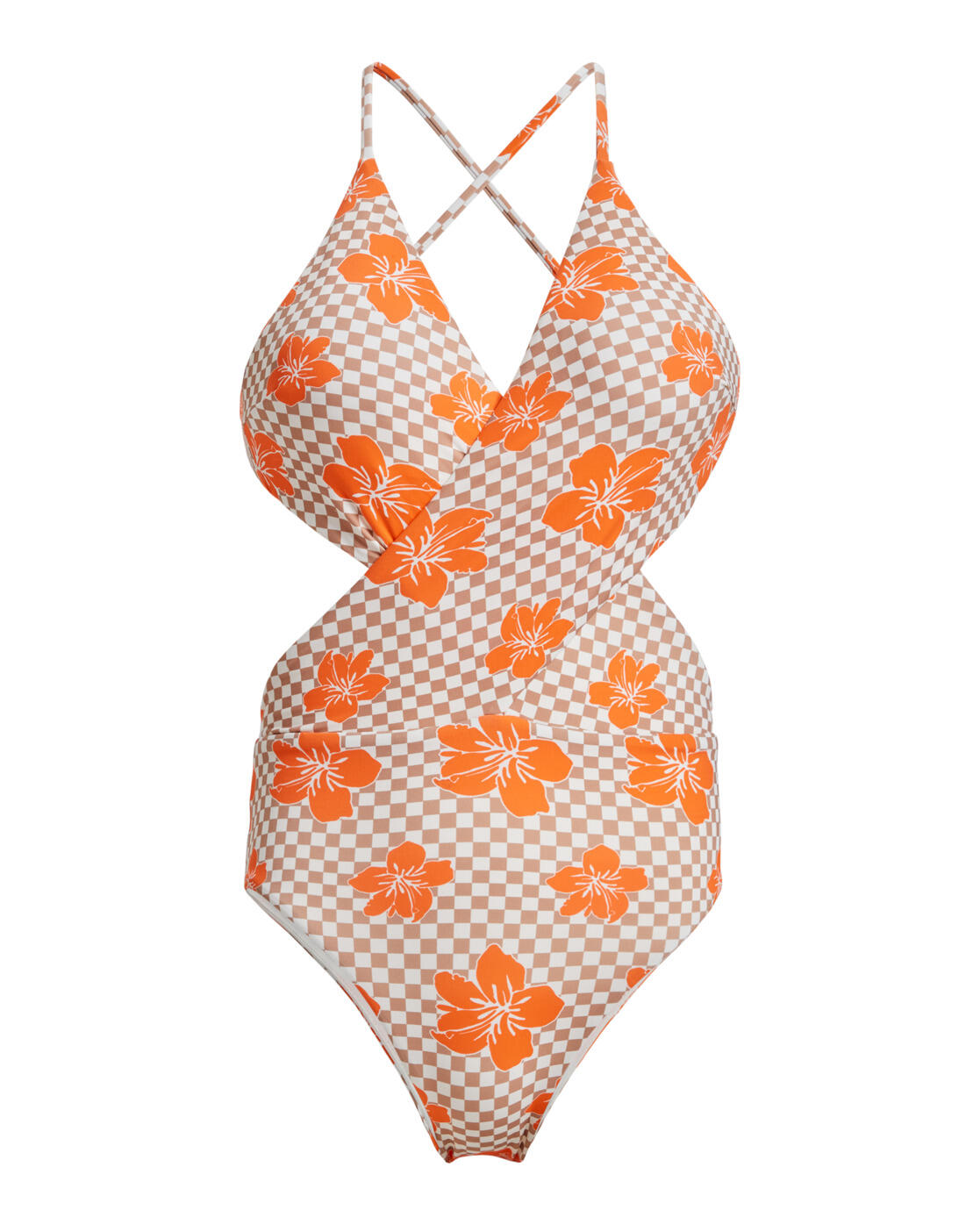 Jednoczęściowy strój kąpielowy dla Kobiety MINI HULA WRAP HL Brązowy
