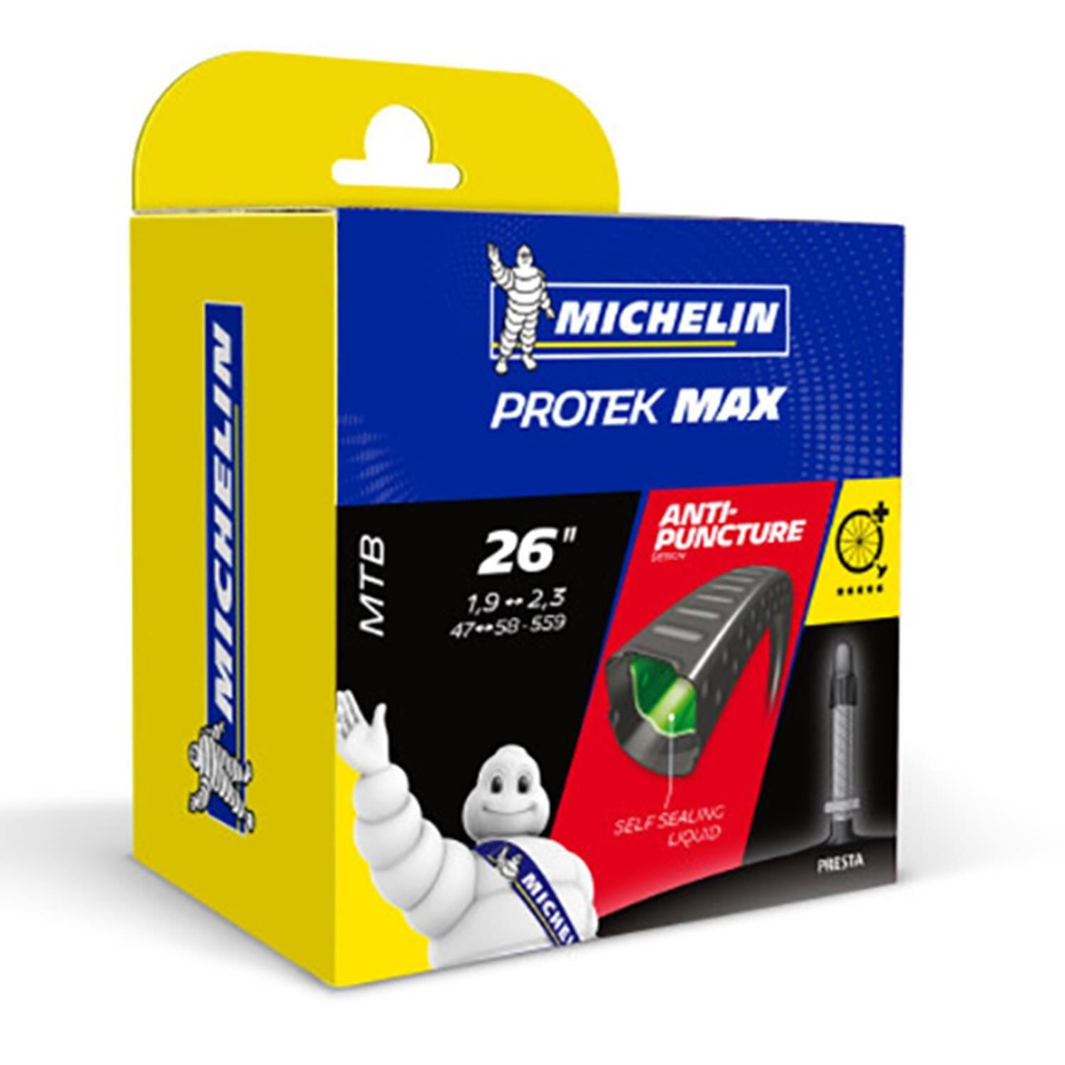Komora powietrzna zaworu Presta z płynem zapobiegającym przebiciu Michelin 26 x