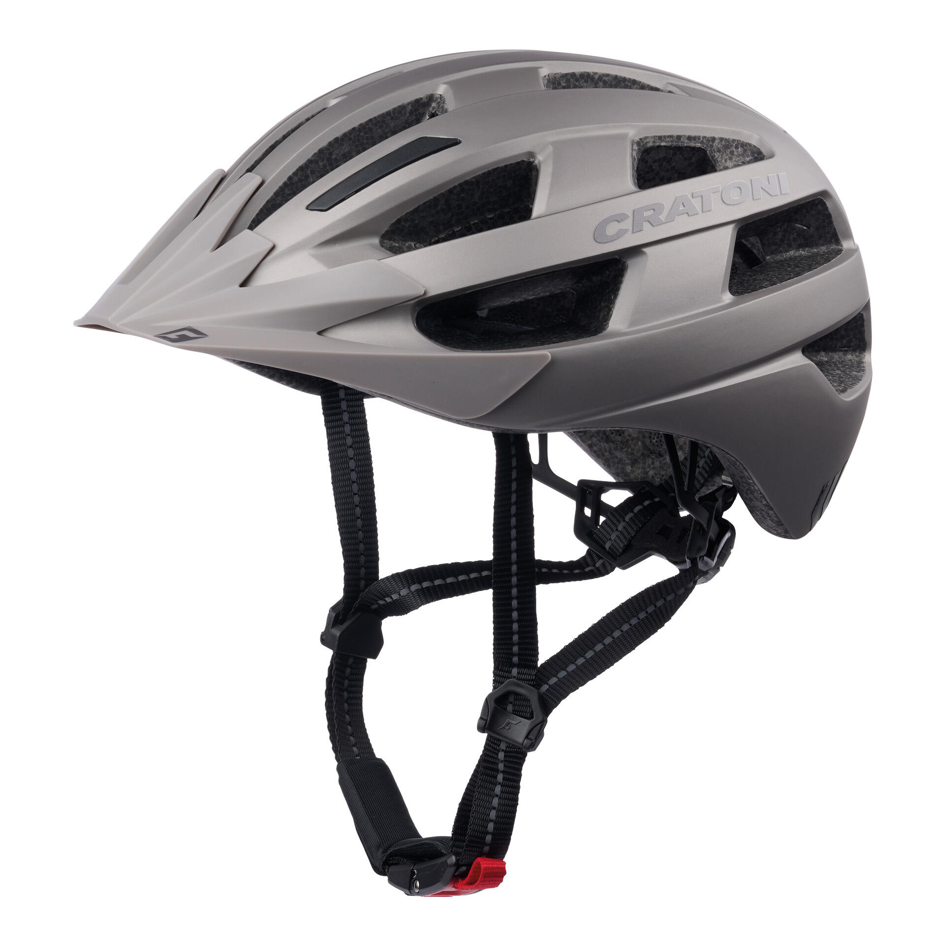 City - kask rowerowy Velo-X, brązowy