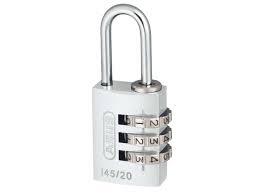 Abus ABUS  145/20 Kłódka 20 MM SREBRNY połączenie aluminium 46574  abu14... 14520SIL
