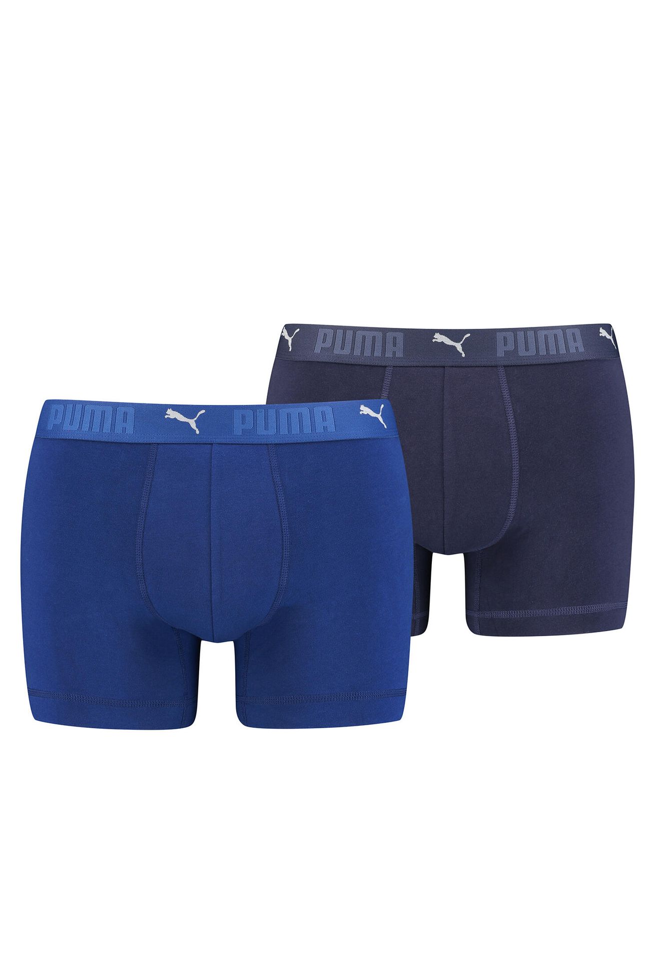 Puma Sportowe bokserki Bawełniane 2-pak Niebieskie
