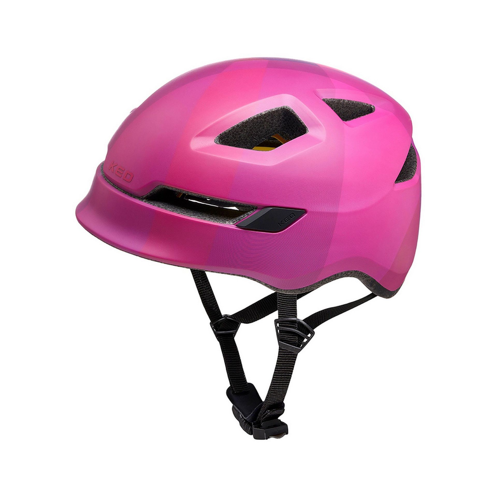 Dzieci - kask rowerowy POP II Lite, różowy