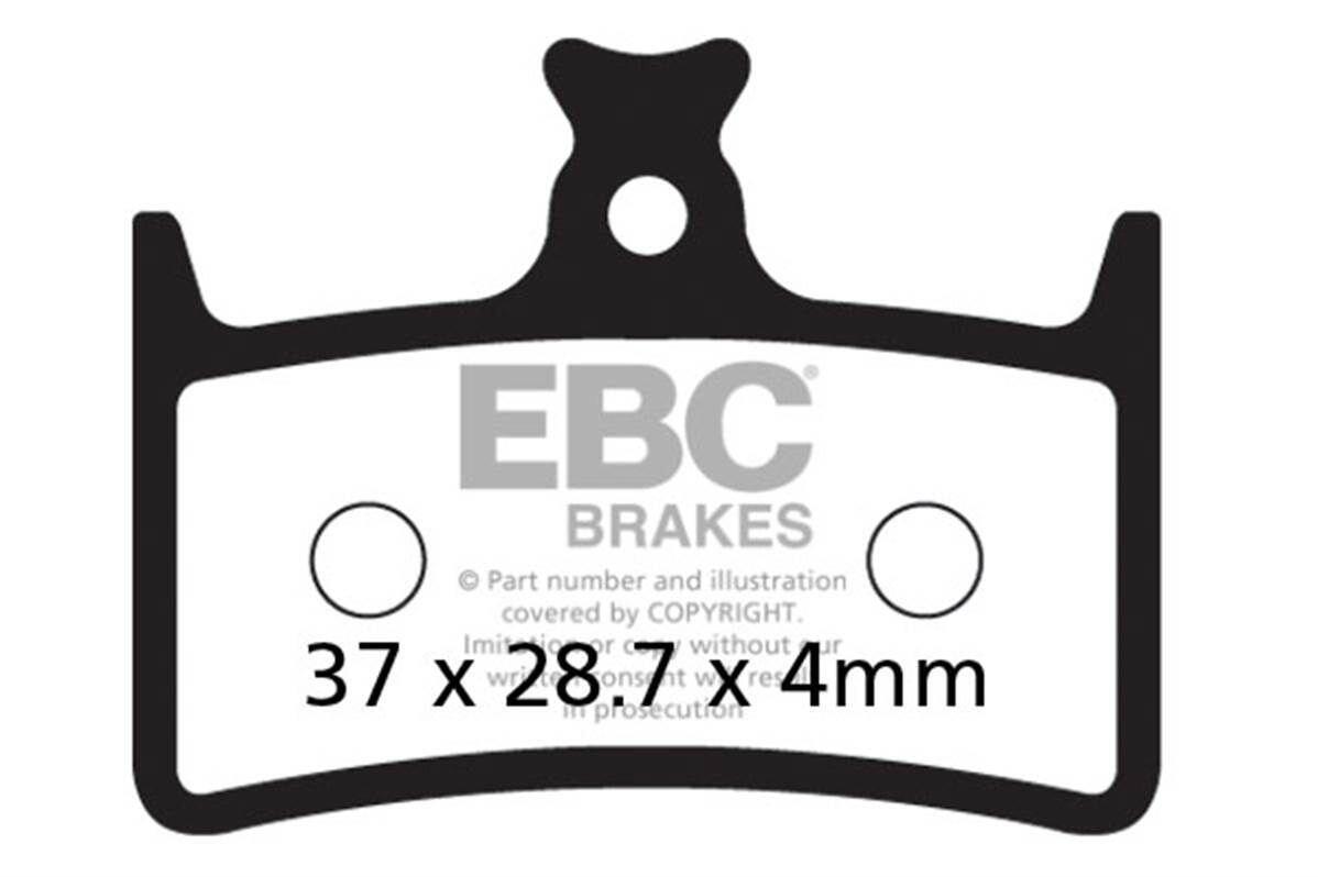 Klocki EBC CFA647HH metaliczne Hope E4