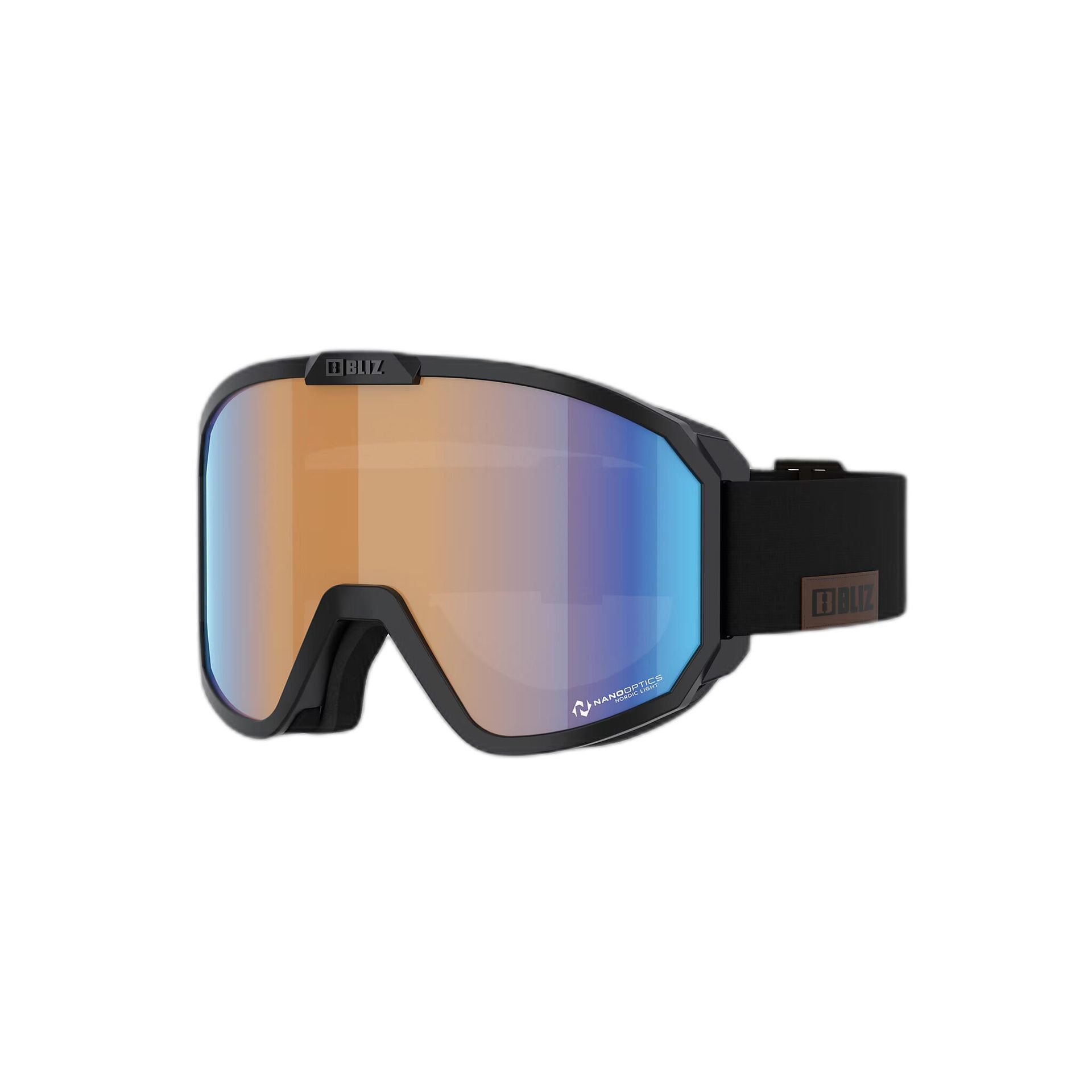 Bliz Rave Gogle, matt camo/smoke-silver mirror 2020 Gogle narciarskie 42120-71