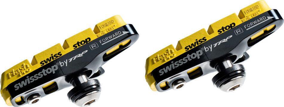 Shimano SwissStop SwissStop Full FlashPro okładziny hamulcowe do SRAM Carbon, yellow/black 2020 Klocki hamulcowe SW-20G