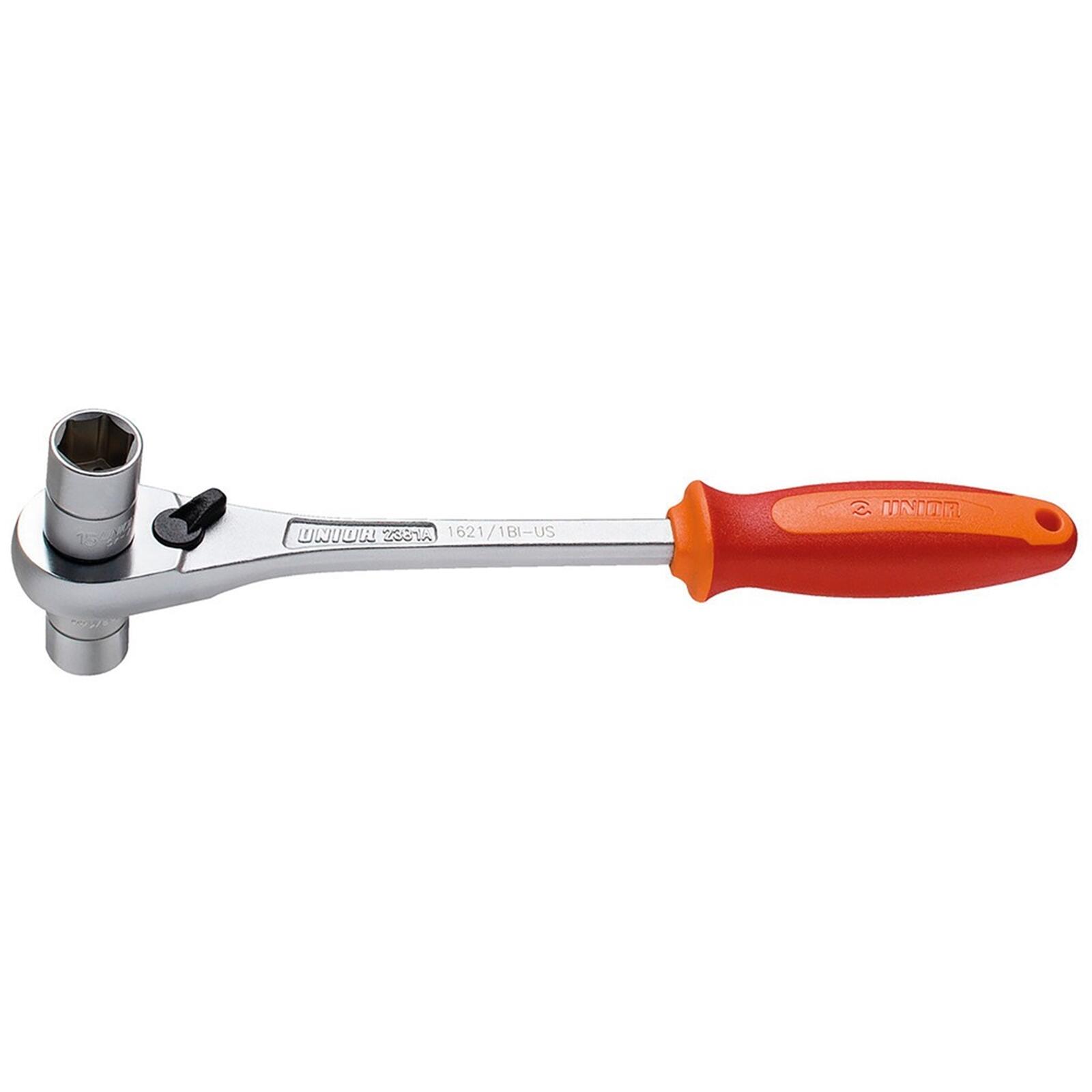 Unior klucz z grzechotką do nakrętek 14x15 mm