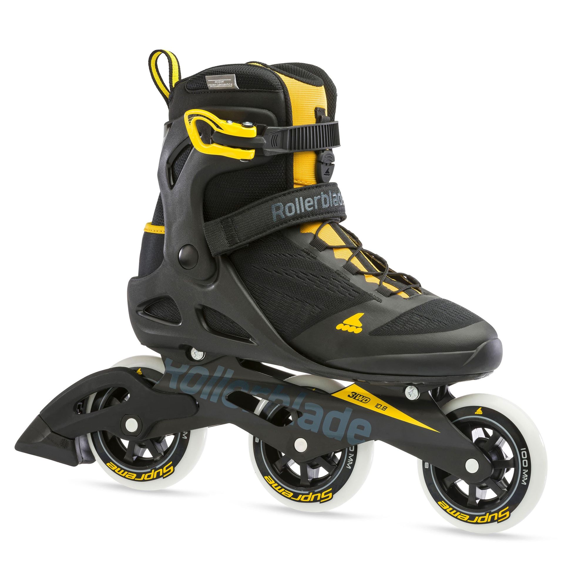Rollerblade Macroblade 100 3WD Black / Safron Yellow 2023