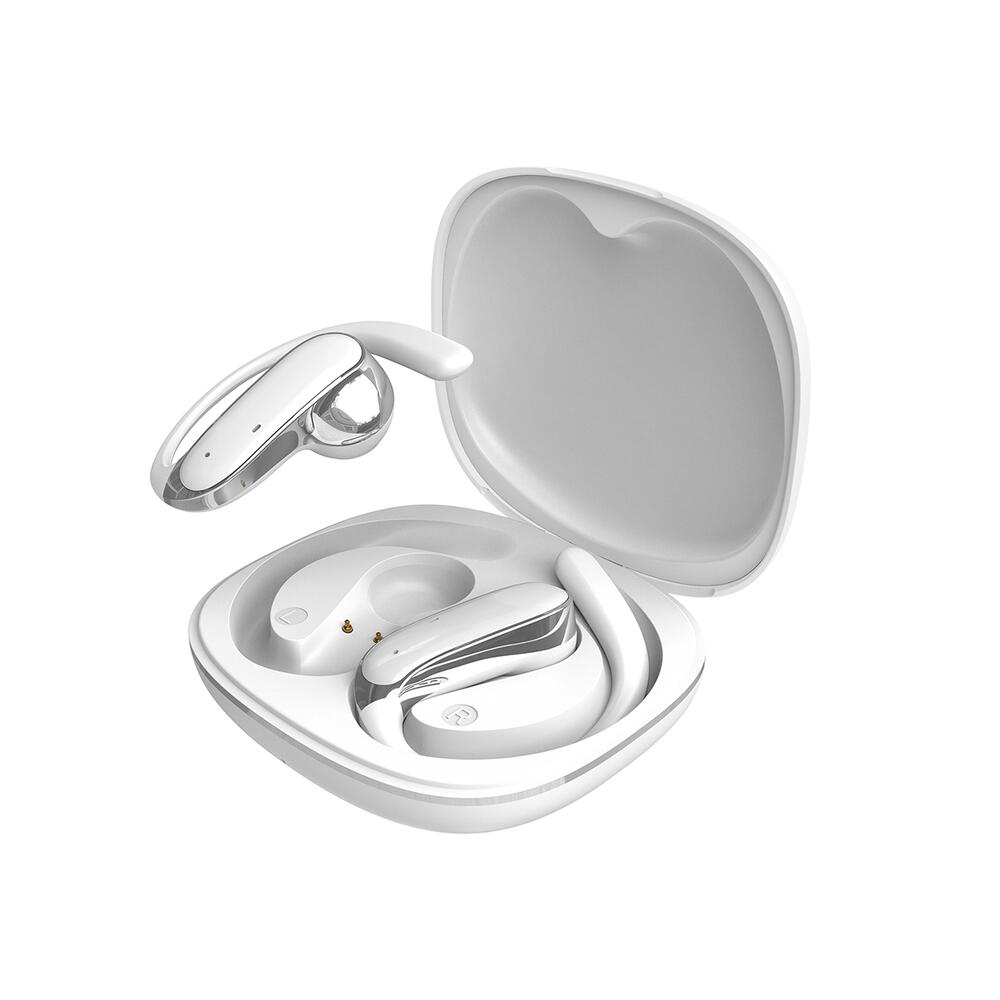 Dudao U17Z Bluetooth 5.3 OWS z zausznikami - białe
