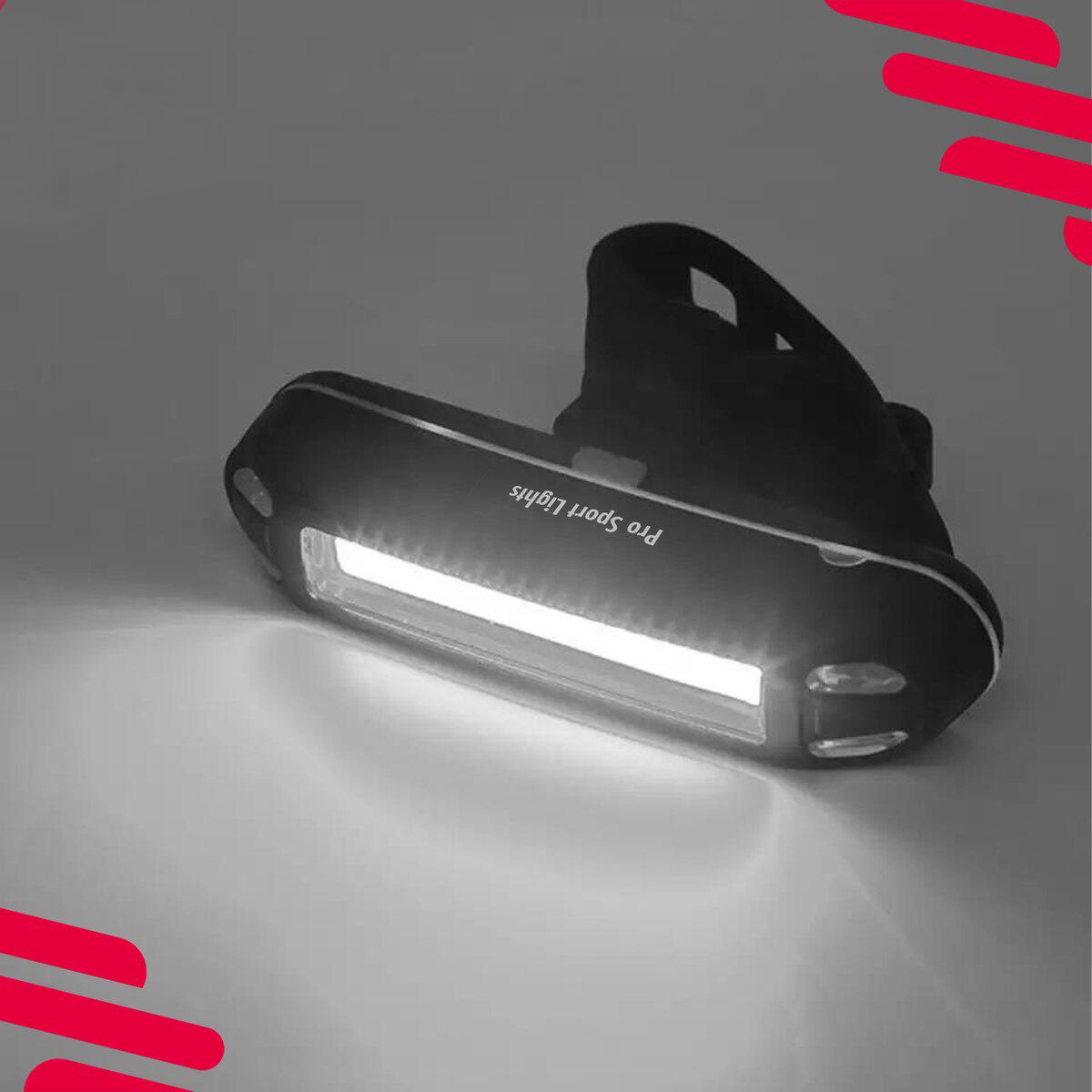 Przednia lampka rowerowa BIAŁA USB LED