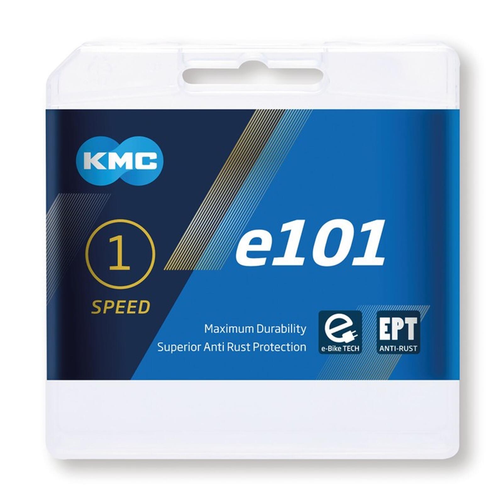 KMC Łańcuch rowerowy  e101 EPT przekładnia piasta 1/2 x 1/8', szeroki, 112 ogniw (1 sztuka)