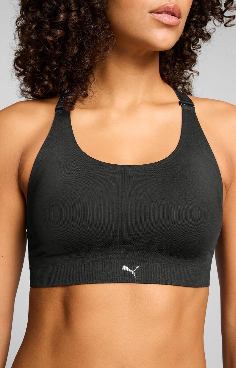 Puma Top Sportowy Damski 3D Knit Czarny