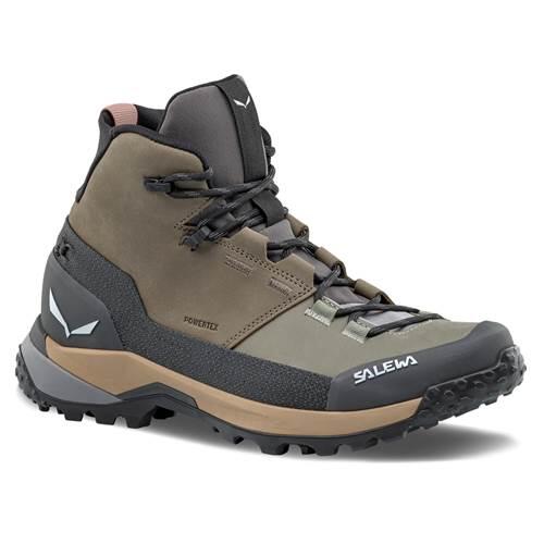 BUTY PUEZ LEATHER MID PTX WOMEN-BUNGEE CORD-ONYX