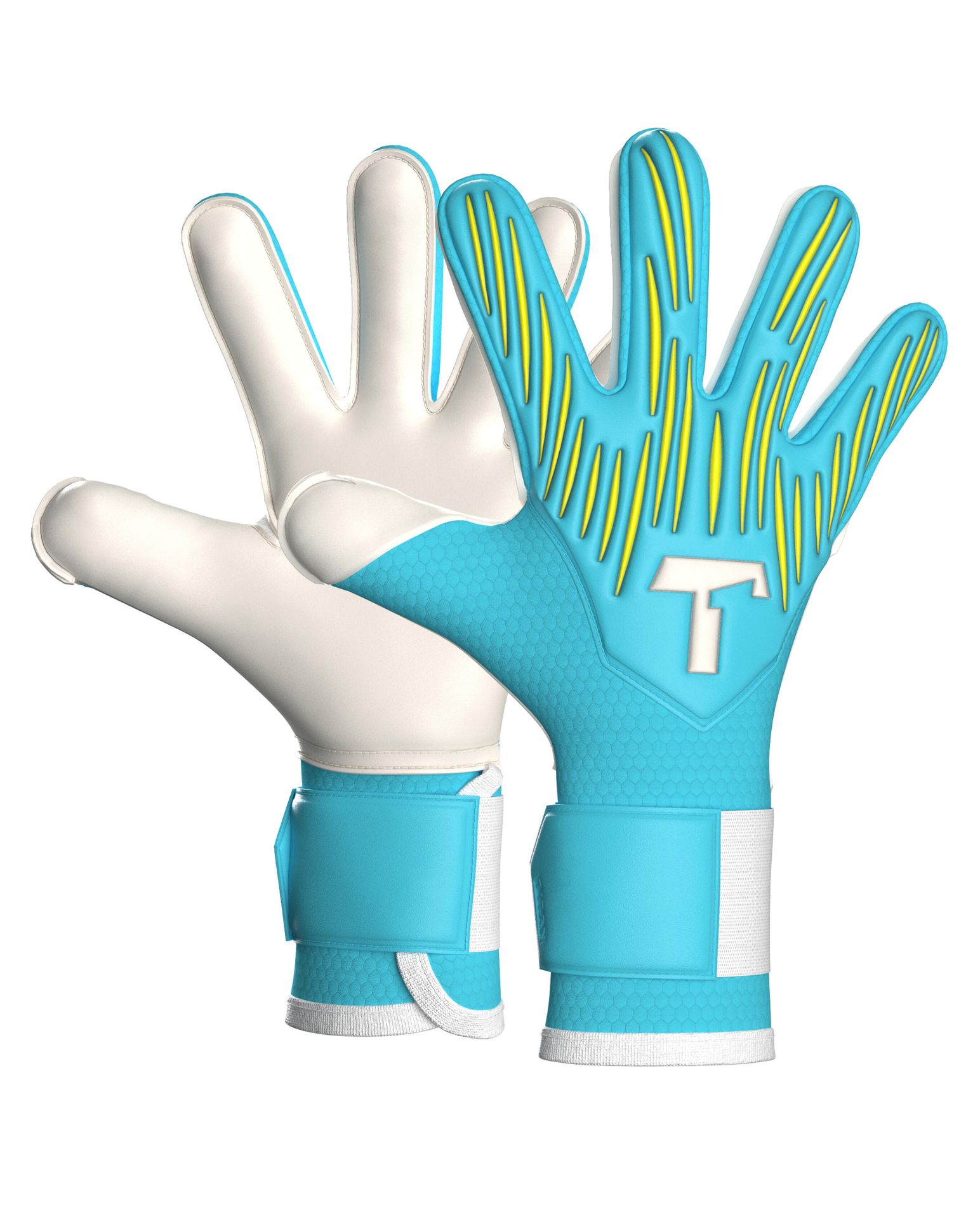 Rękawice bramkarskie dla dzieci Rebel 2.0 Sky Blue Junior