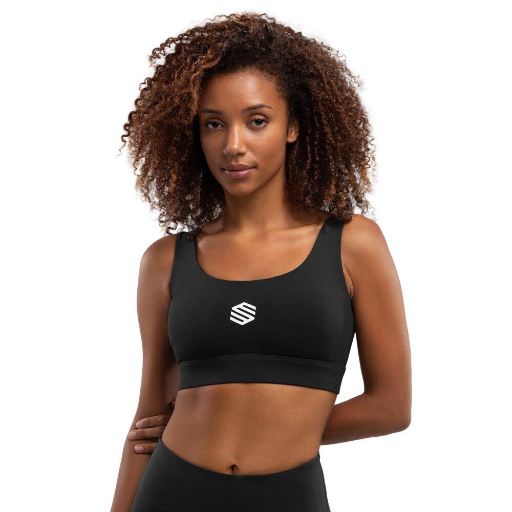 Stanik sportowy fitness damski Fartlek Black