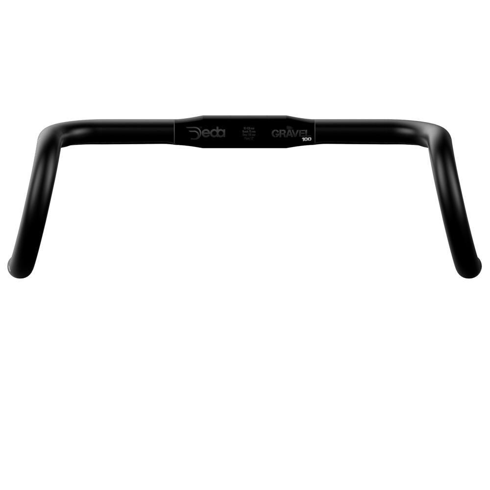 Deda kierownica gravel 31,8 mm obejma 48 cm aluminium czarny