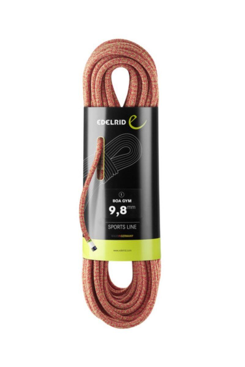 Edelrid Boa Gym Rope 9,8mm x 35m, red green 2021 Liny pojedyncze 71281-940-35 M