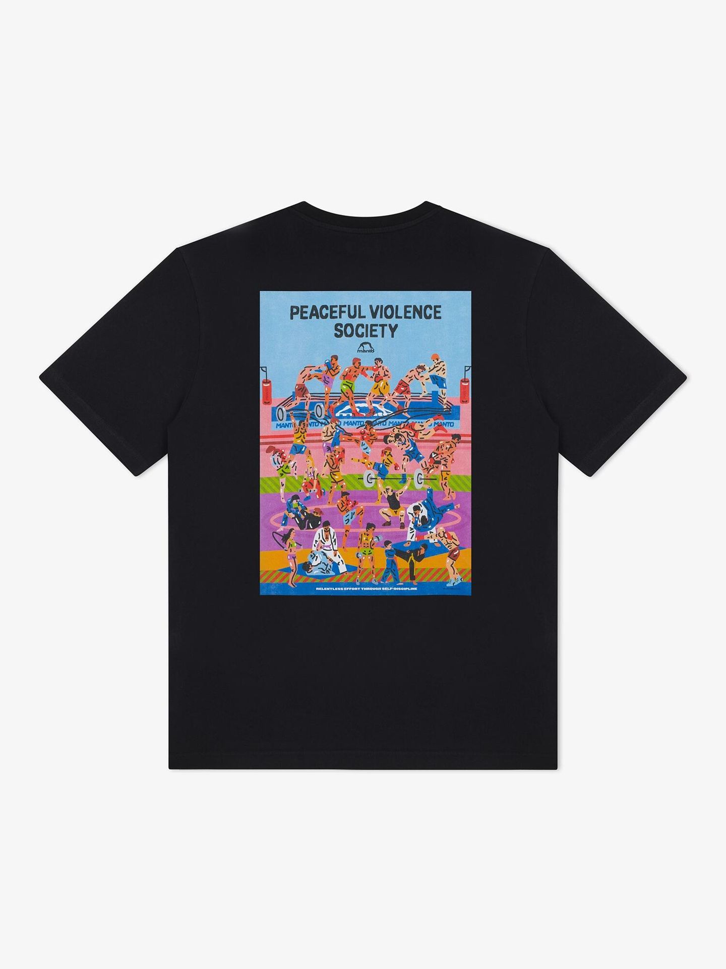 MANTO t-shirt GYM 3.0 czarny