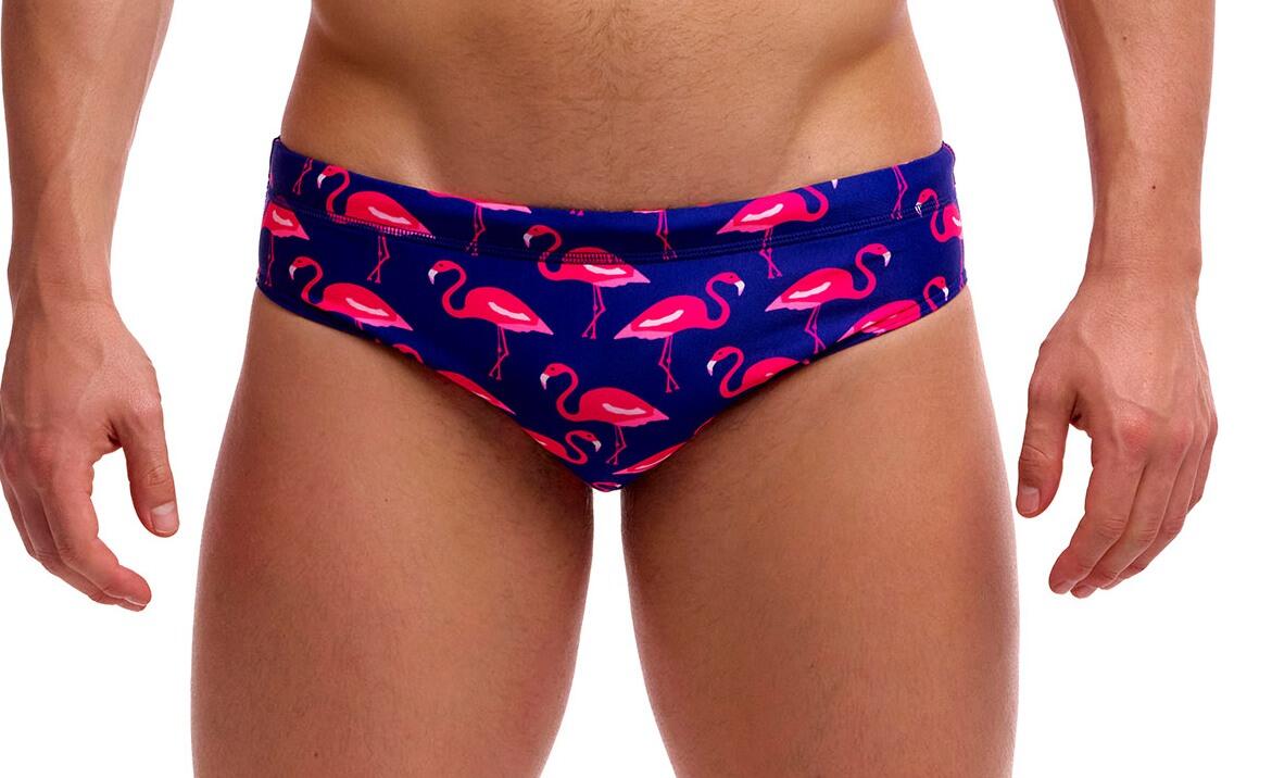 Kąpielówki męskie Funky Trunks Flocked Up - slipy