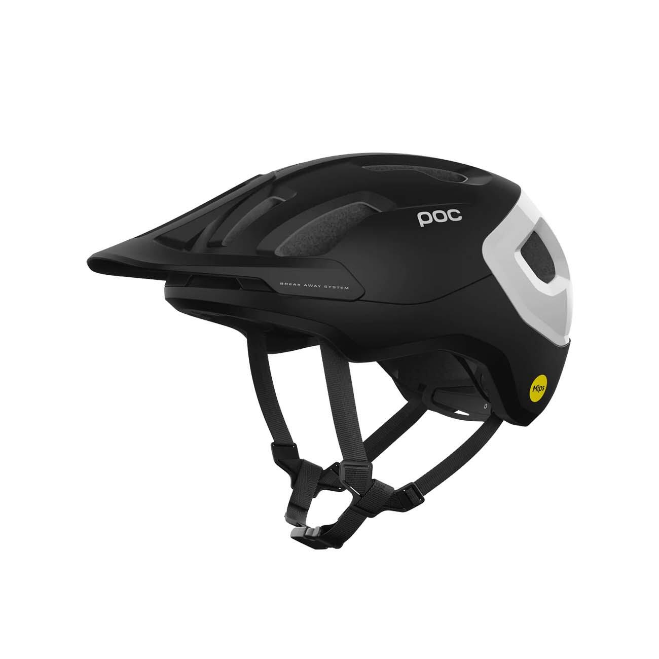 POC Axion Race MIPS Uranium Black Matt/Hydrogen White 48-52 Kask rowerowy