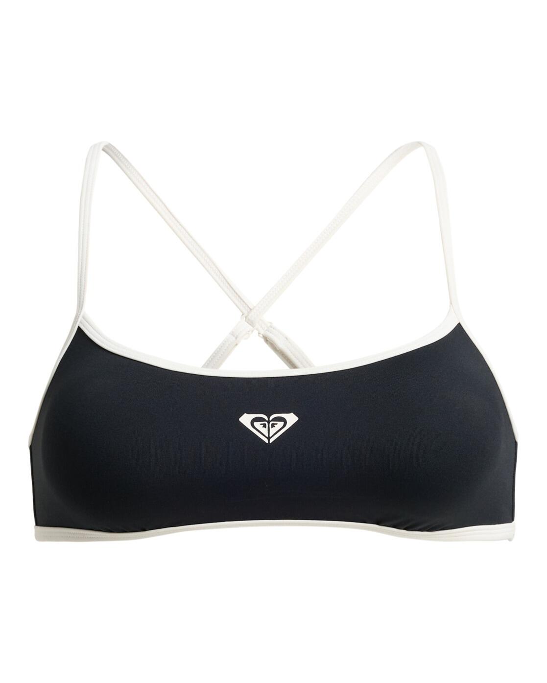 Stanik bikini typu bralette dla Kobiety THE RETRO ESSENTIALS Czarny