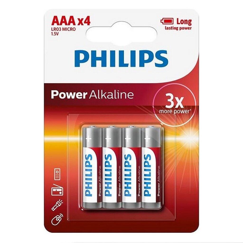 Philips BATTERY ALKALINE POWERLIFE LR03/AAA BLI*4 (LR3PB4C/10)