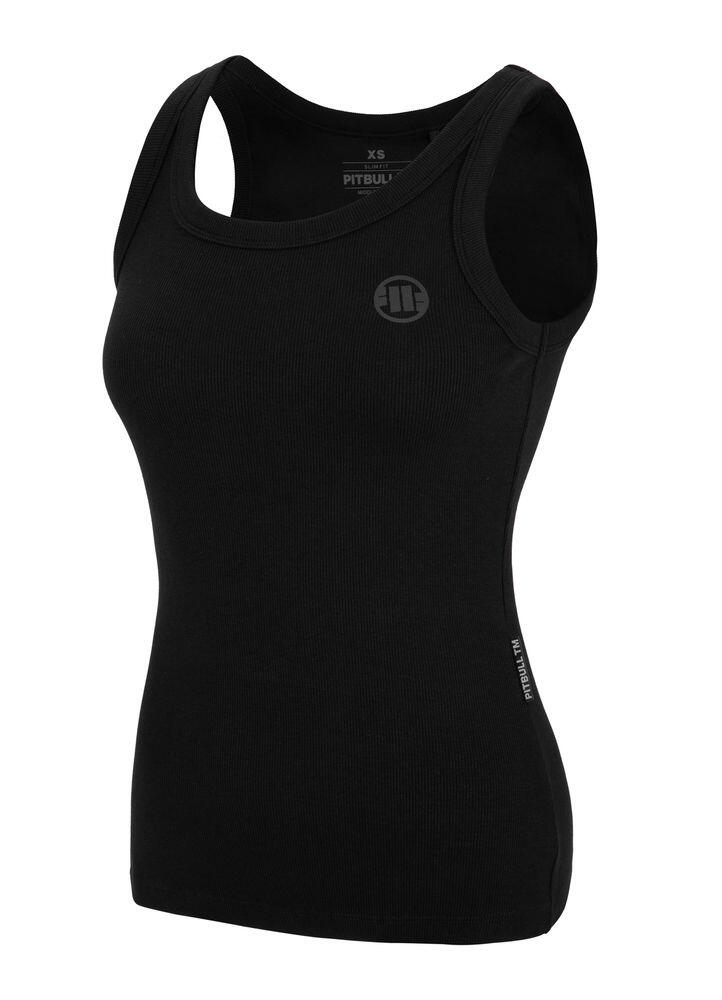 Tank Top damski Pit Bull Heavy Weight 240 Rib Layla '25 - Czarny