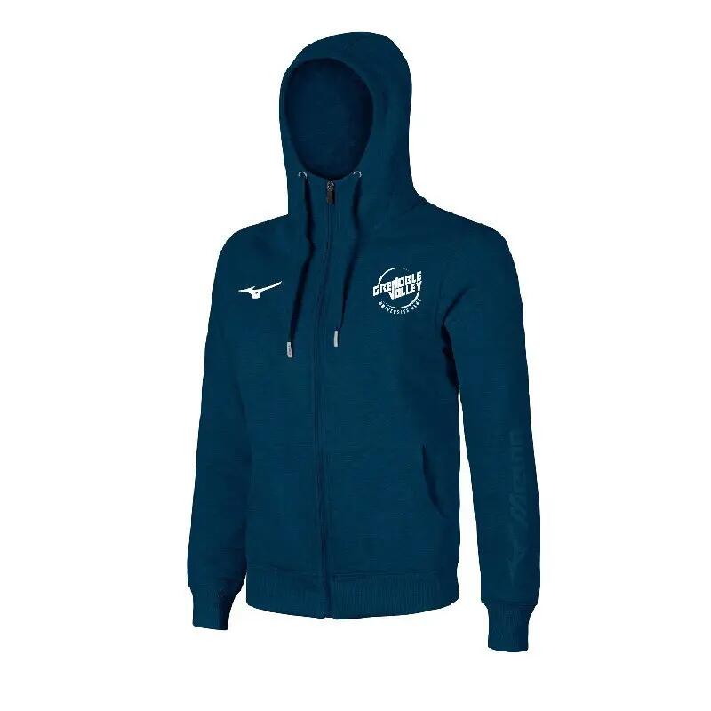 Bluza damska z kapturem Mizuno Fullzip Crew